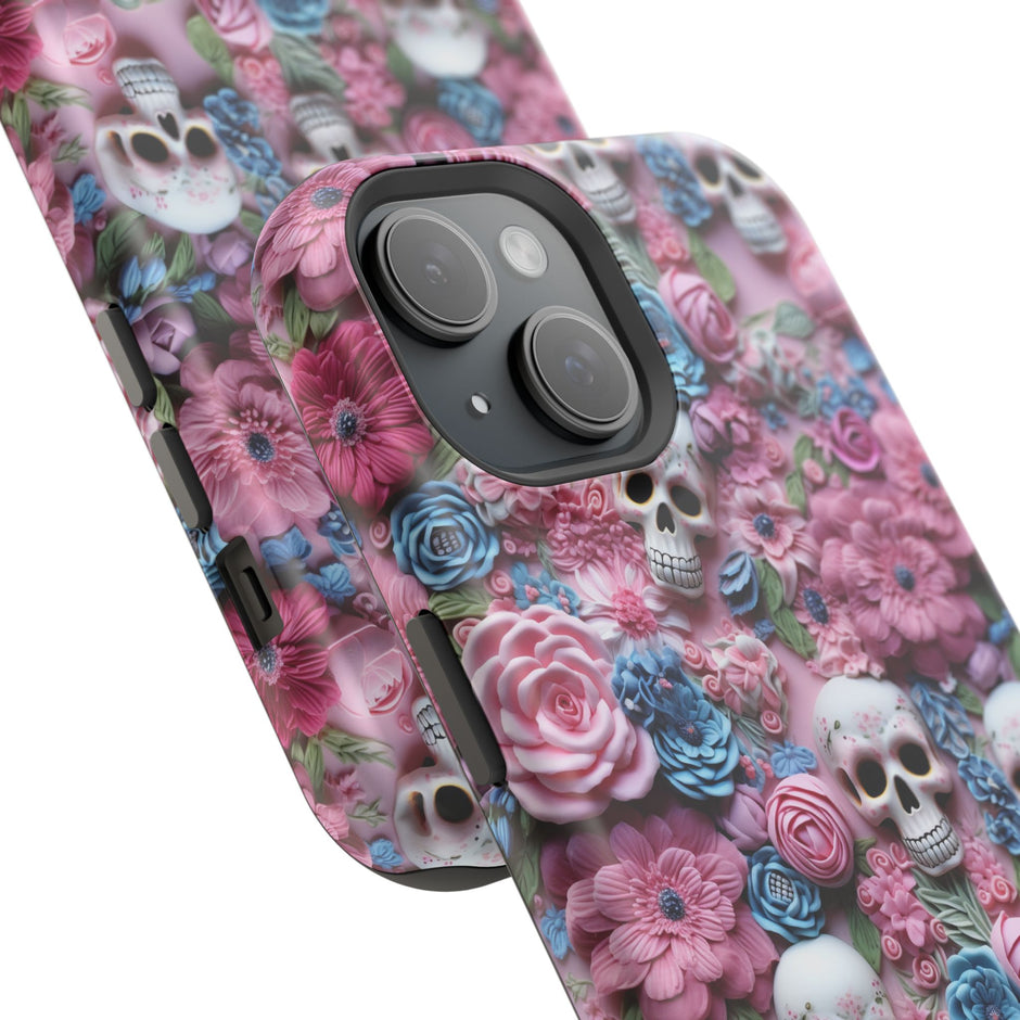 Floral Skull - Extreme MagSafe Phone Case