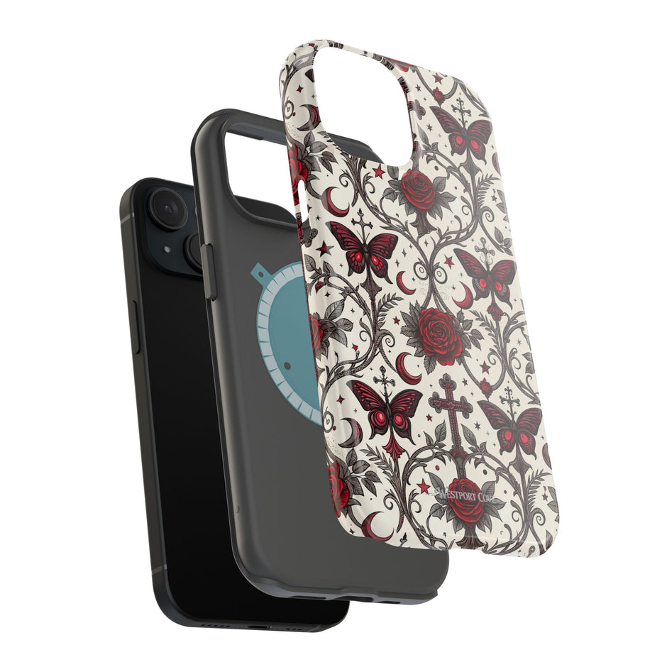 Rose & Butterfly - Extreme MagSafe Phone Case