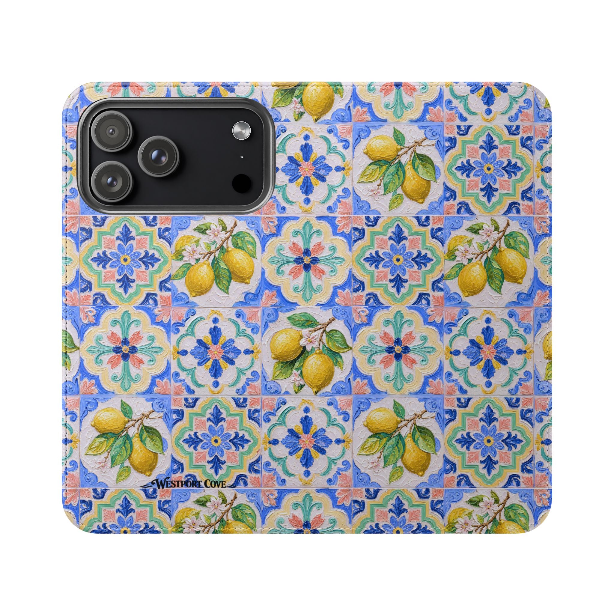 Santorini Lemon - Flip Case