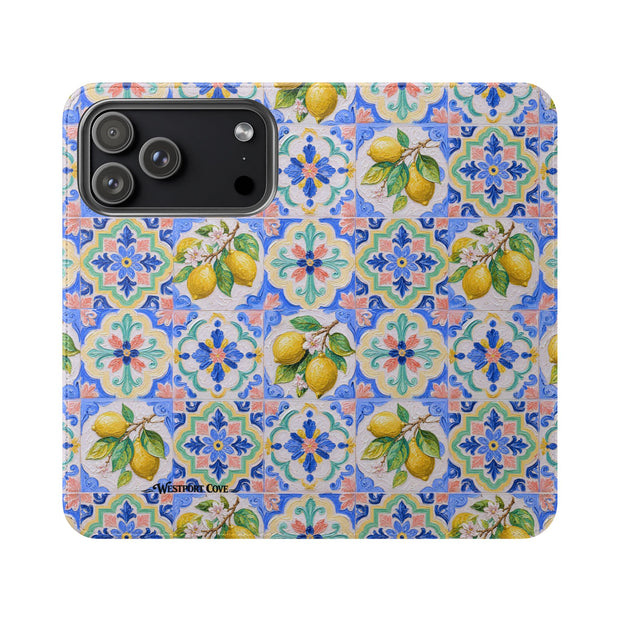 Santorini Lemon - Flip Case