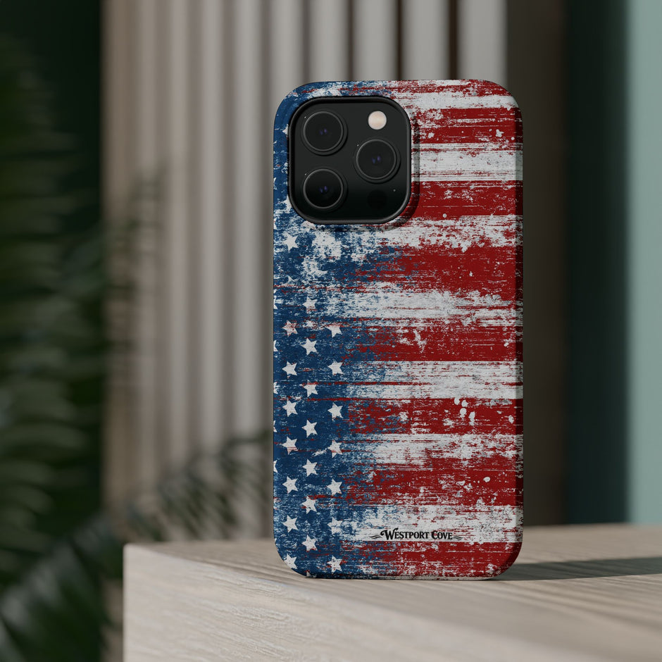 American Flag Distressed - Extreme MagSafe Phone Case