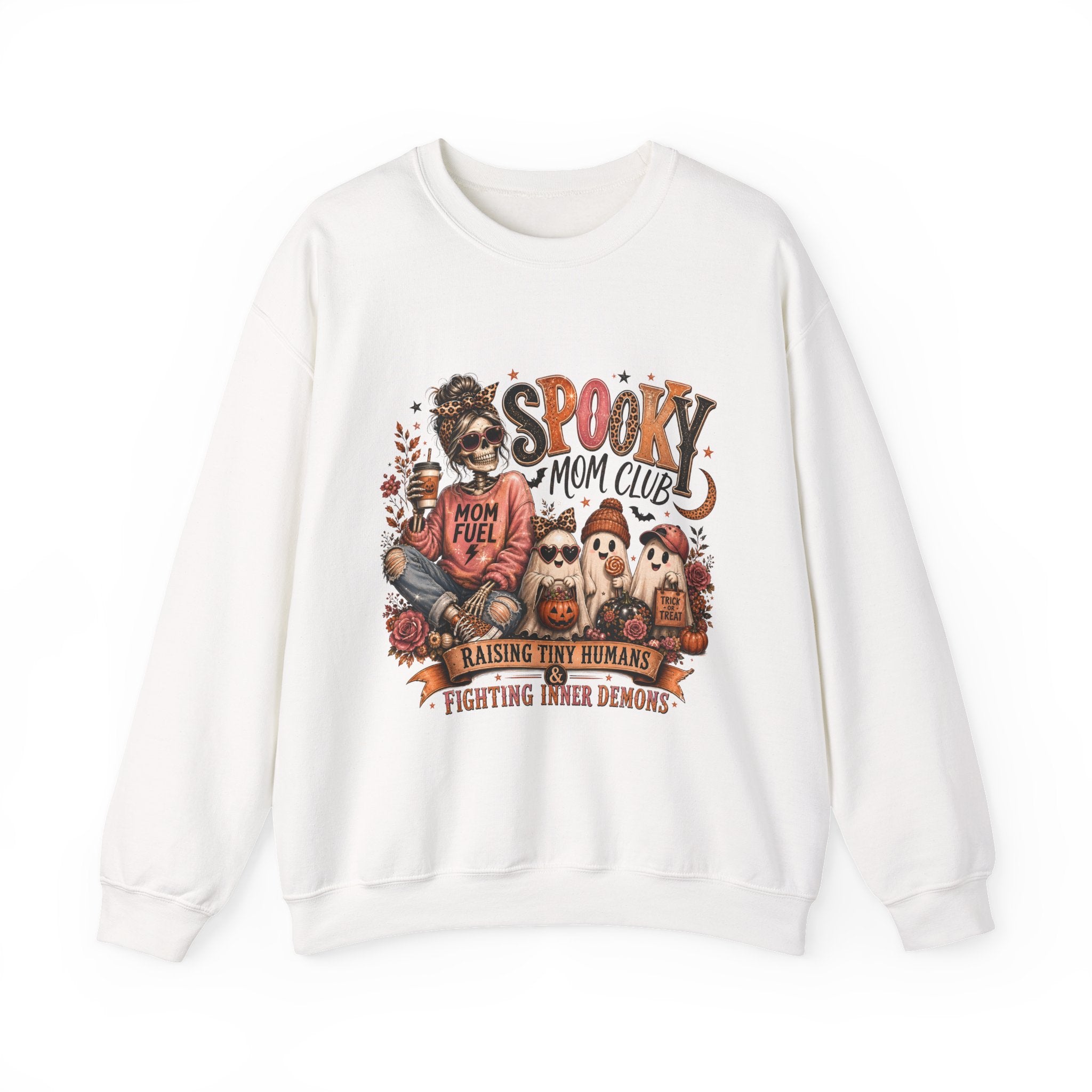 Spooky Mom Club Sweatshirt – Halloween Mom Graphic Crewneck