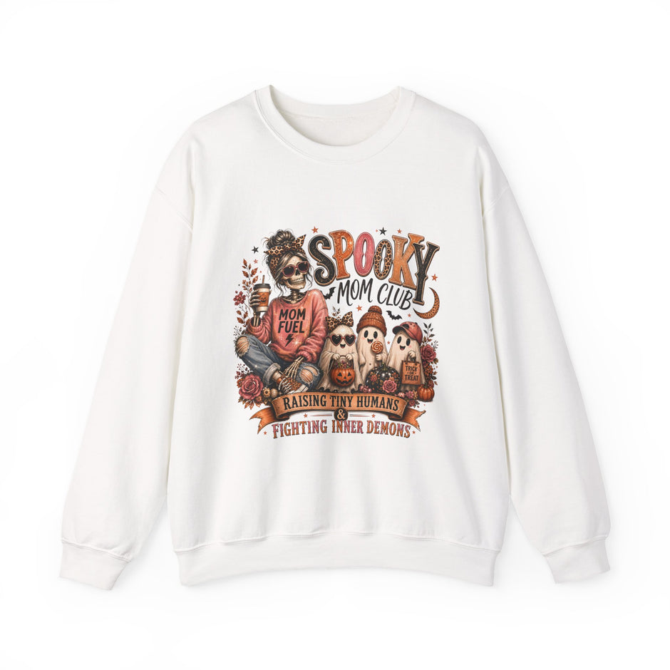 Spooky Mom Club Sweatshirt – Halloween Mom Graphic Crewneck