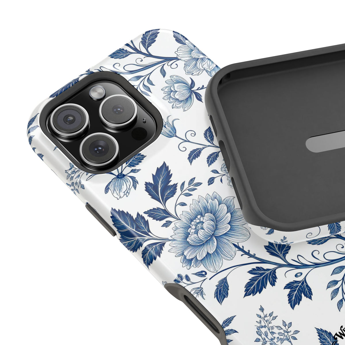Floral Blue Porcelain - Extreme MagSafe Phone Case