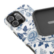 Floral Blue Porcelain - Extreme MagSafe Phone Case