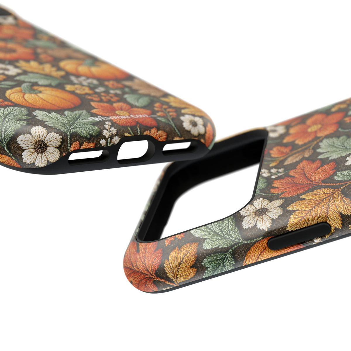 Embroidered-Look Pumpkin Floral | Extreme Impact MagSafe Phone Case