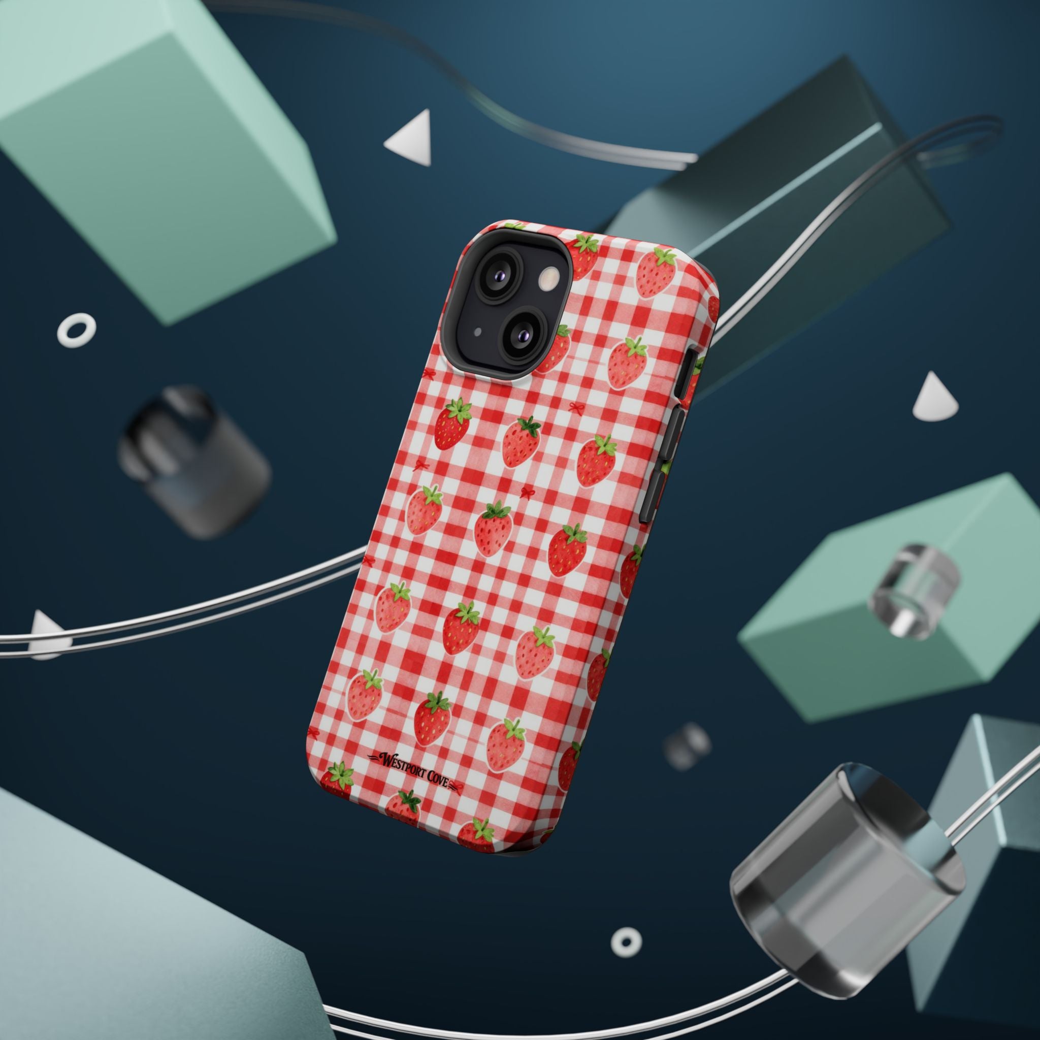 Strawberry Gingham - Extreme MagSafe Phone Case