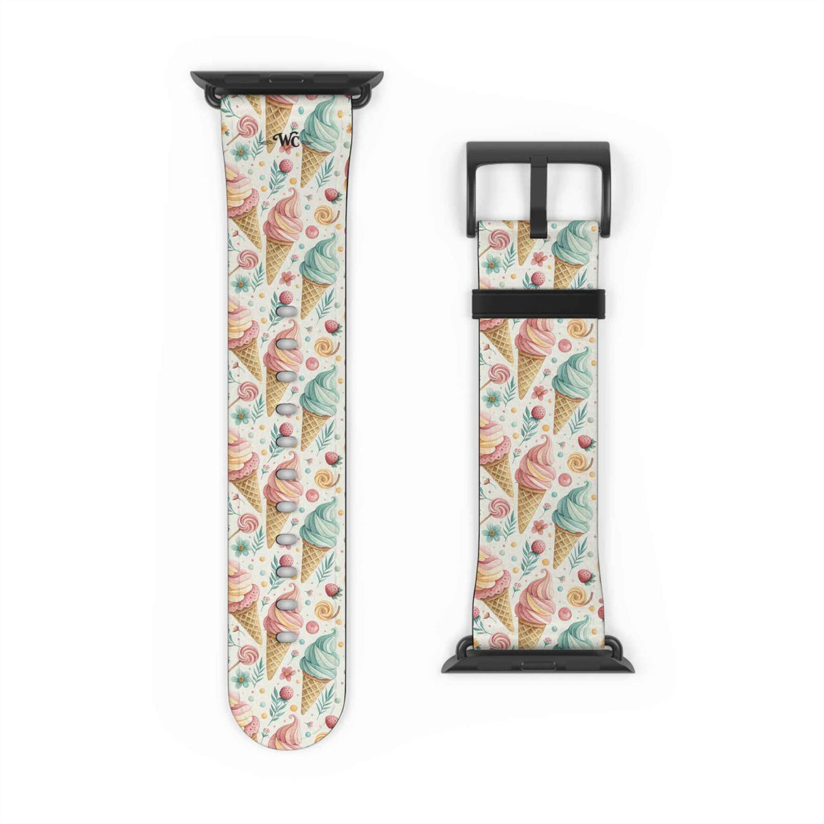 Only In Dreams - Apple Watch Band– Beachy Ice Cream Pattern Strap