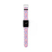 Bow Floral - Ribbon Pattern Apple Watch Band — Pastel Pink & Lavender Watch Strap