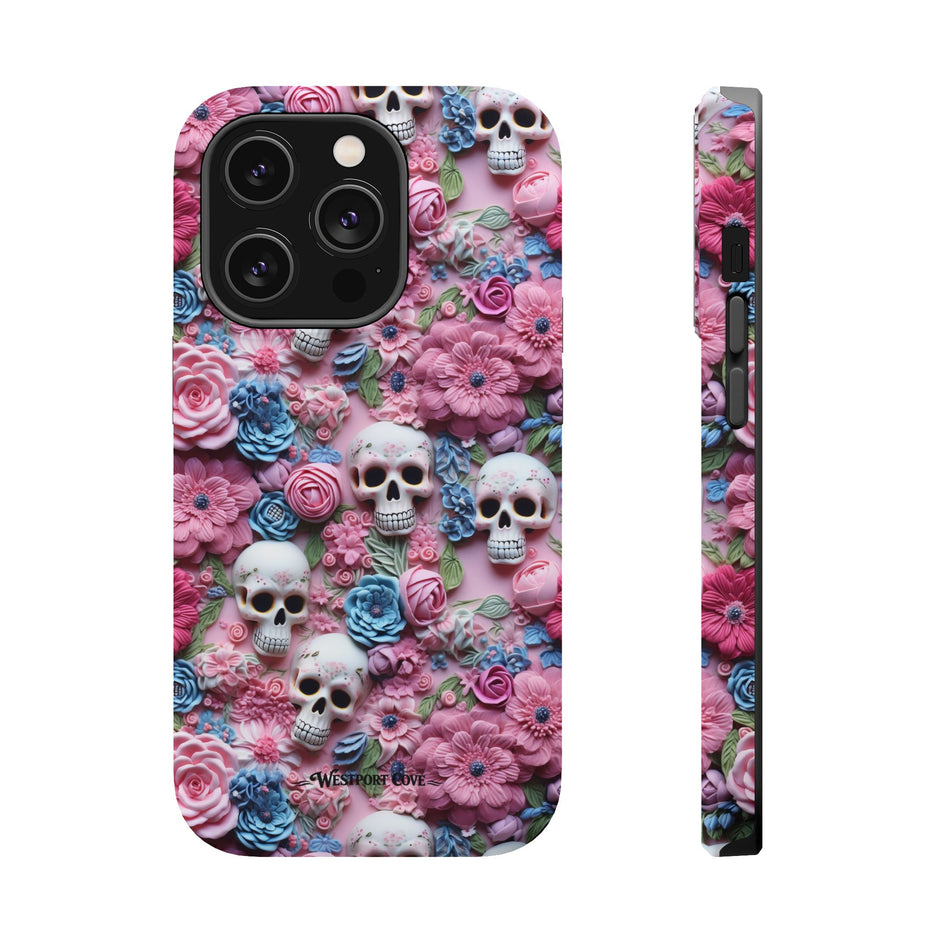 Floral Skull - Extreme MagSafe Phone Case