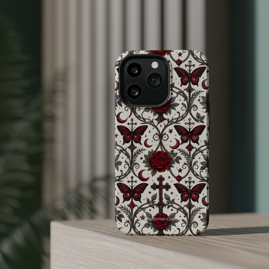 Rose & Butterfly - Extreme MagSafe Phone Case