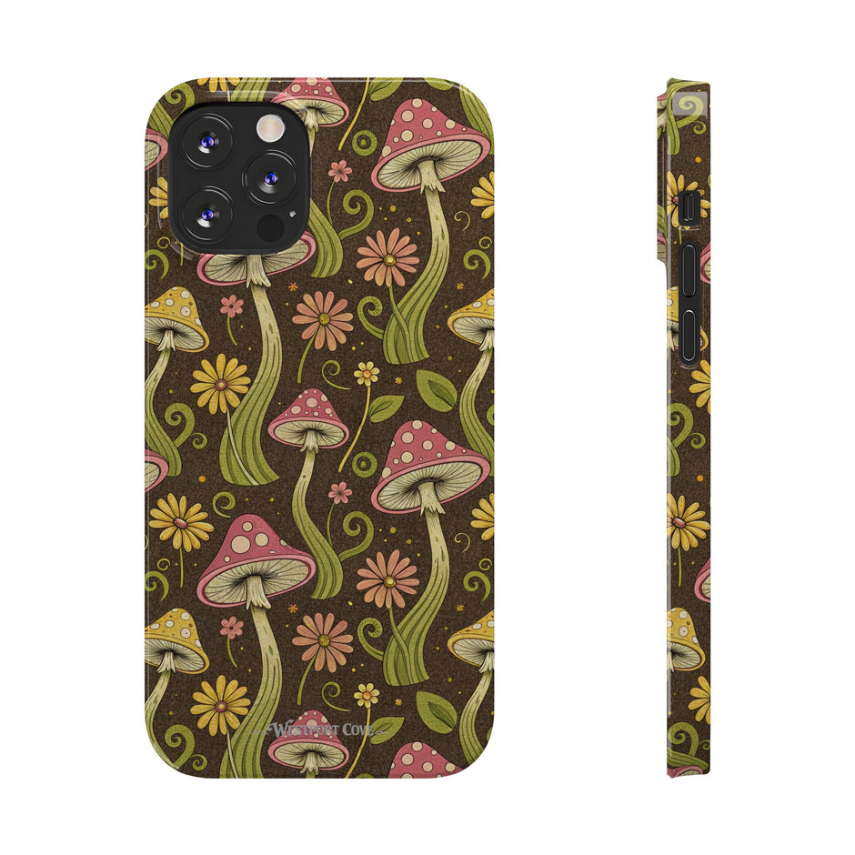 Magic Mushroom - Essential Phone Case – Retro Psychedelic Botanical Design