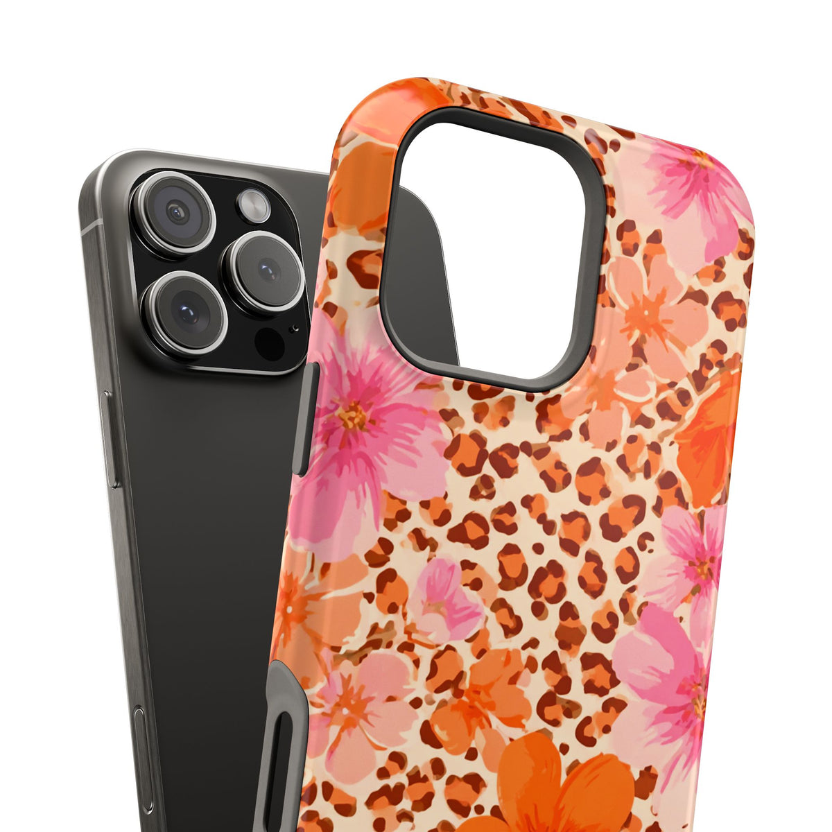 Leopard Flower - Extreme Impact MagSafe Phone Case