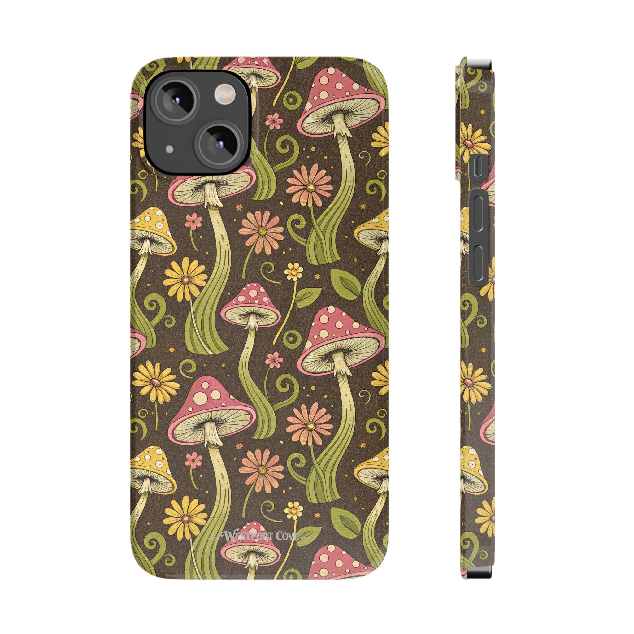 Magic Mushroom - Essential Phone Case – Retro Psychedelic Botanical Design