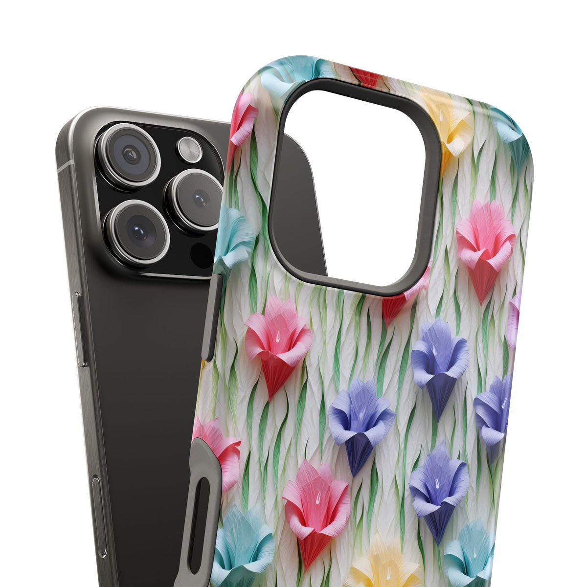 Floral Origami - Extreme Impact MagSafe Phone Case