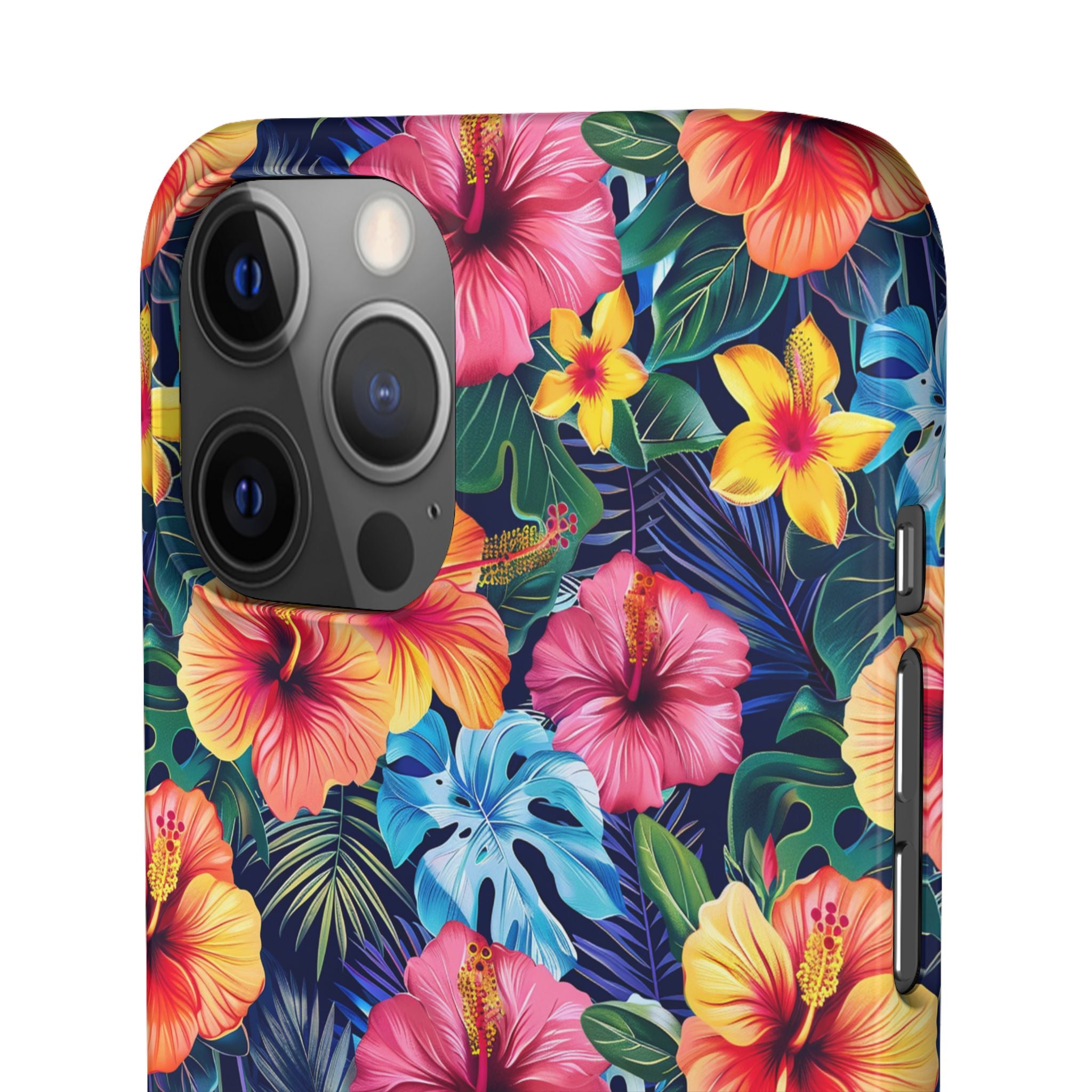 Tropical Hibiscus - Elite Phone Case — Floral Hawaiian Pattern Phone Cover
