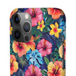 Tropical Hibiscus - Elite Phone Case — Floral Hawaiian Pattern Phone Cover