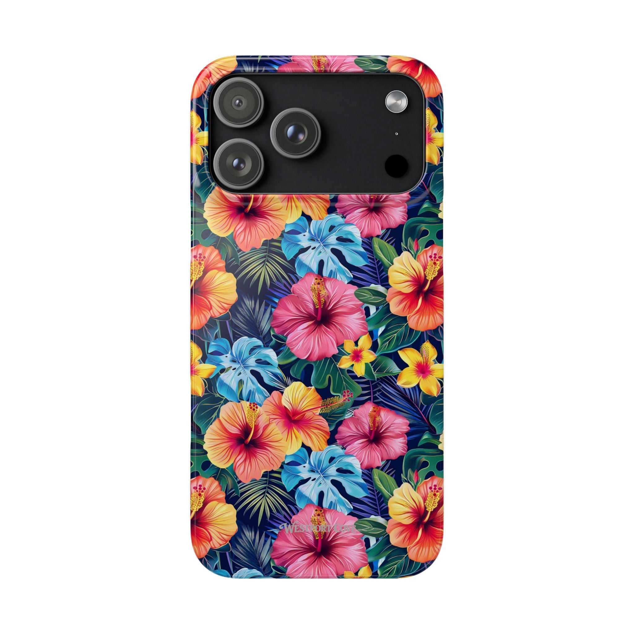 Tropical Hibiscus - Elite Phone Case — Floral Hawaiian Pattern Phone Cover