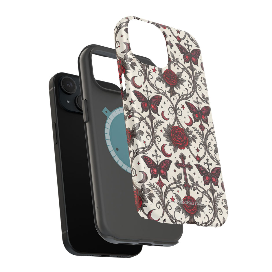 Rose & Butterfly - Extreme MagSafe Phone Case