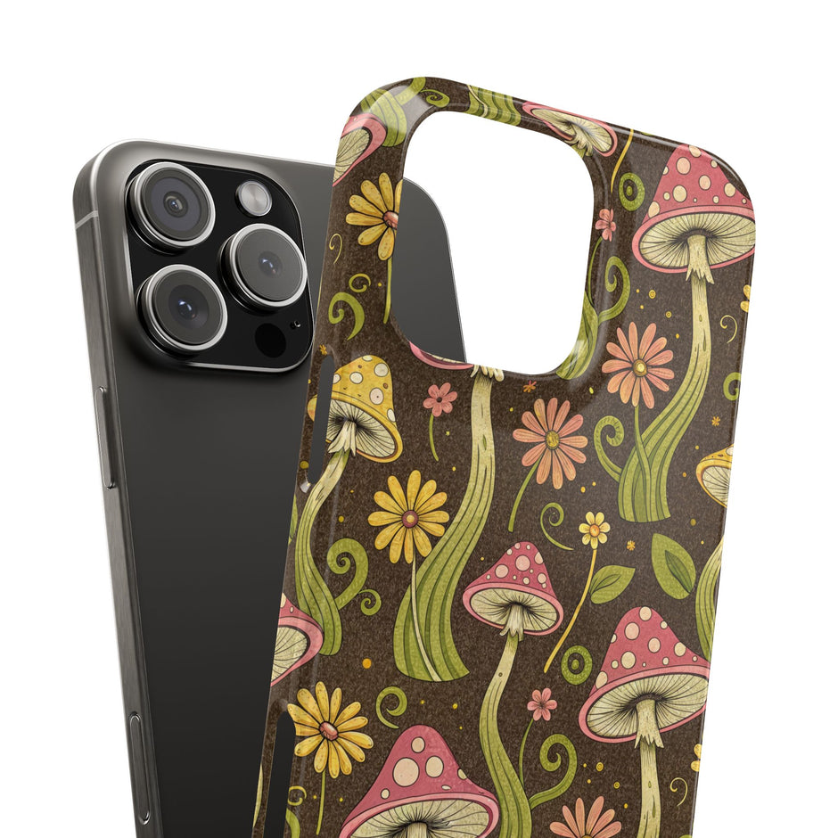 Magic Mushroom - Essential Phone Case – Retro Psychedelic Botanical Design