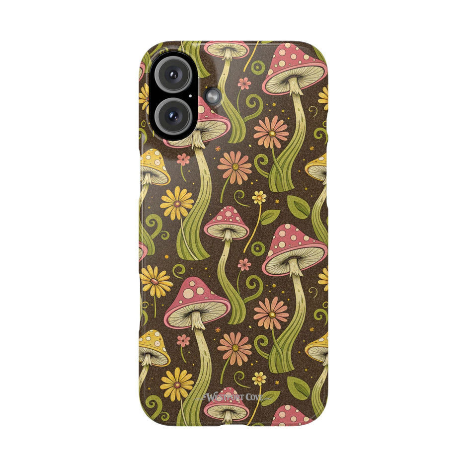 Magic Mushroom - Essential Phone Case – Retro Psychedelic Botanical Design
