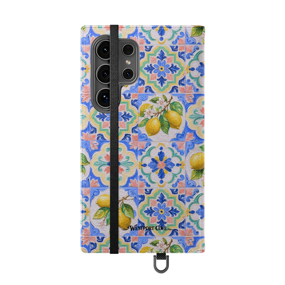 Santorini Lemon - Flip Case