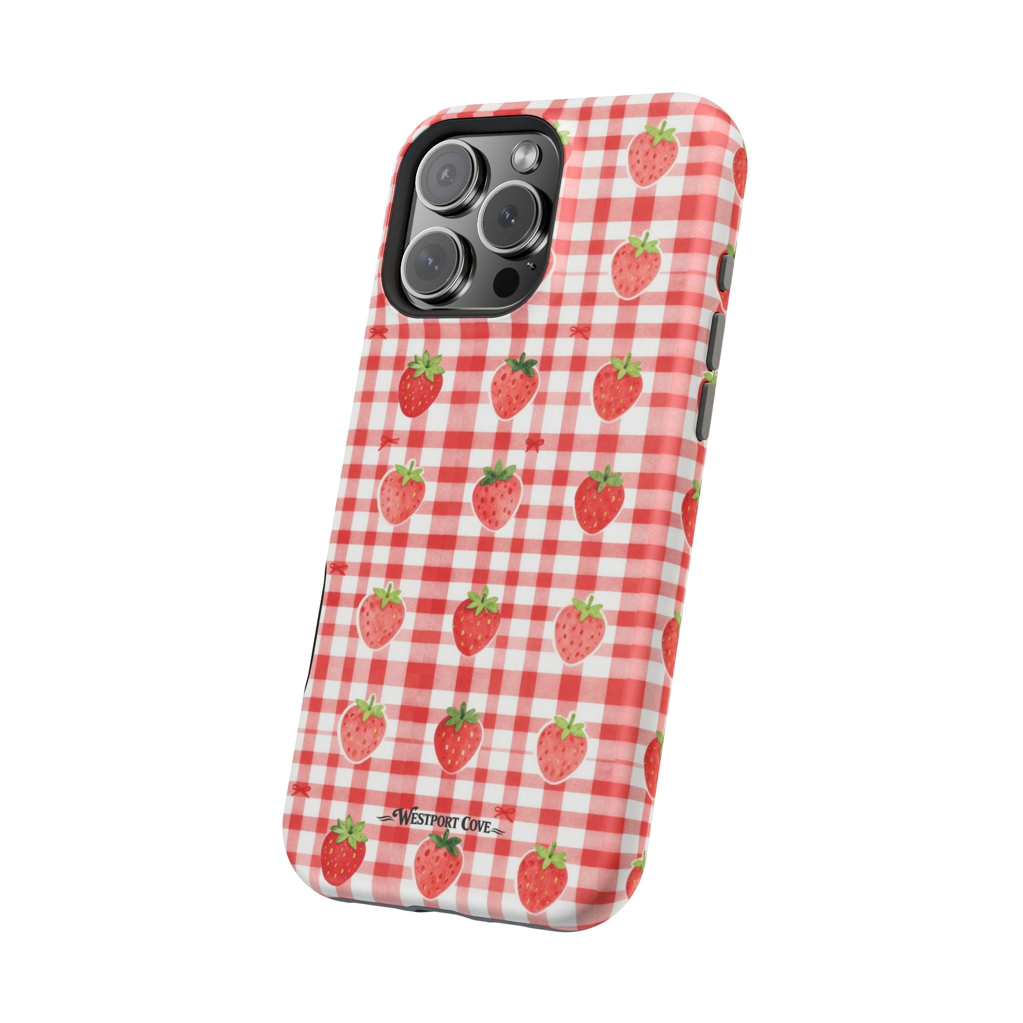 Strawberry Gingham - Extreme MagSafe Phone Case