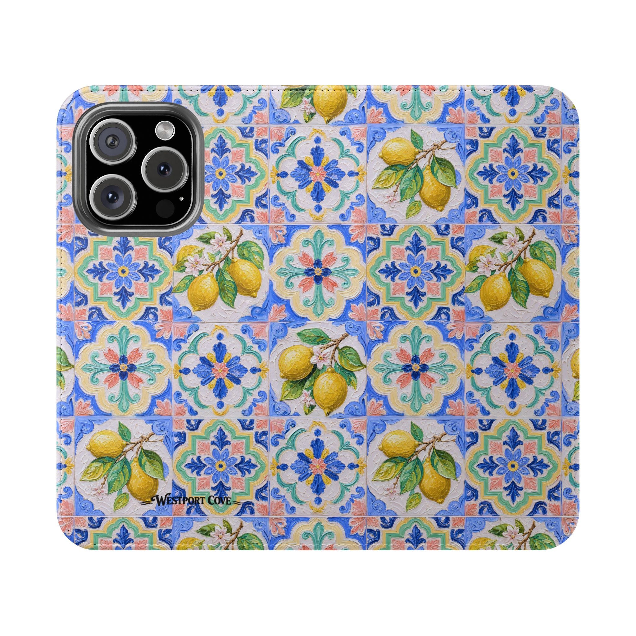 Santorini Lemon - Flip Case