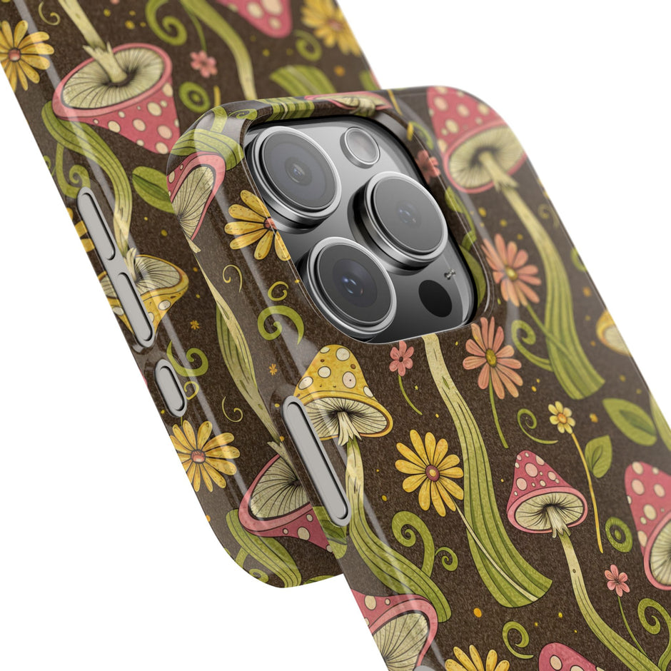 Magic Mushroom - Essential Phone Case – Retro Psychedelic Botanical Design