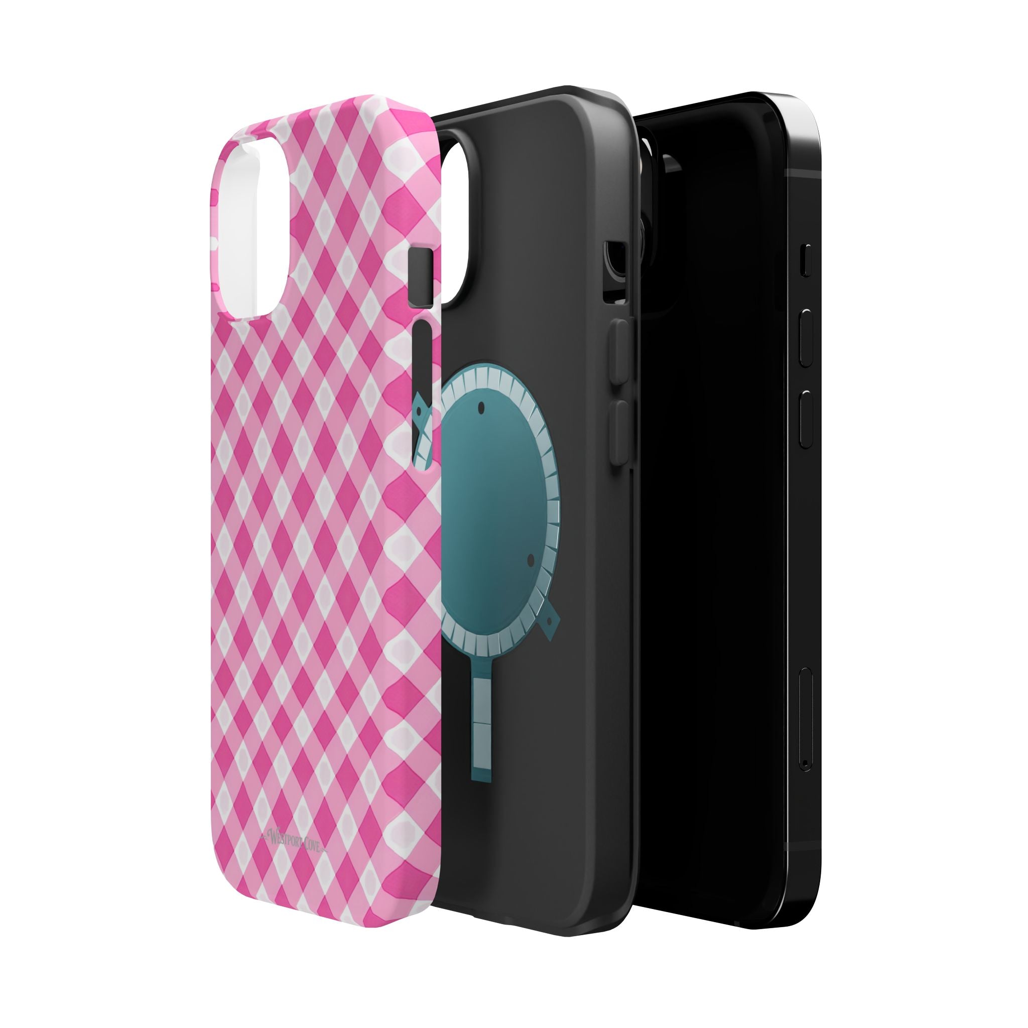 Pink Gingham - Extreme Phone Case