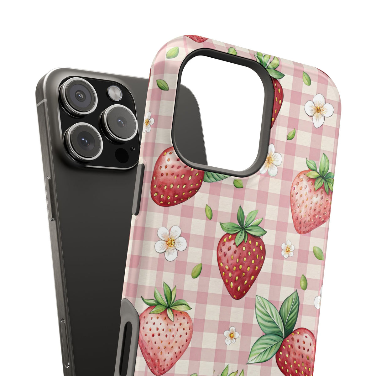 Strawberry Gingham - Extreme MagSafe Phone Case