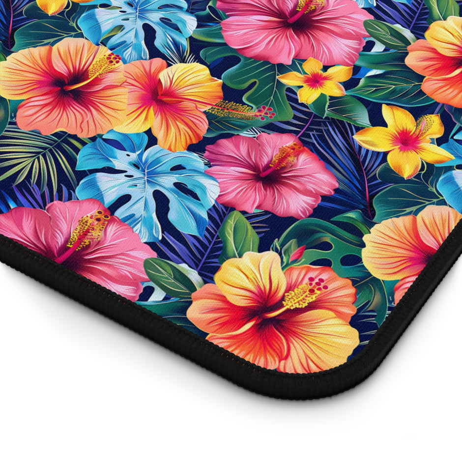Tropical Hibiscus - Launch Pad - Desk Mat