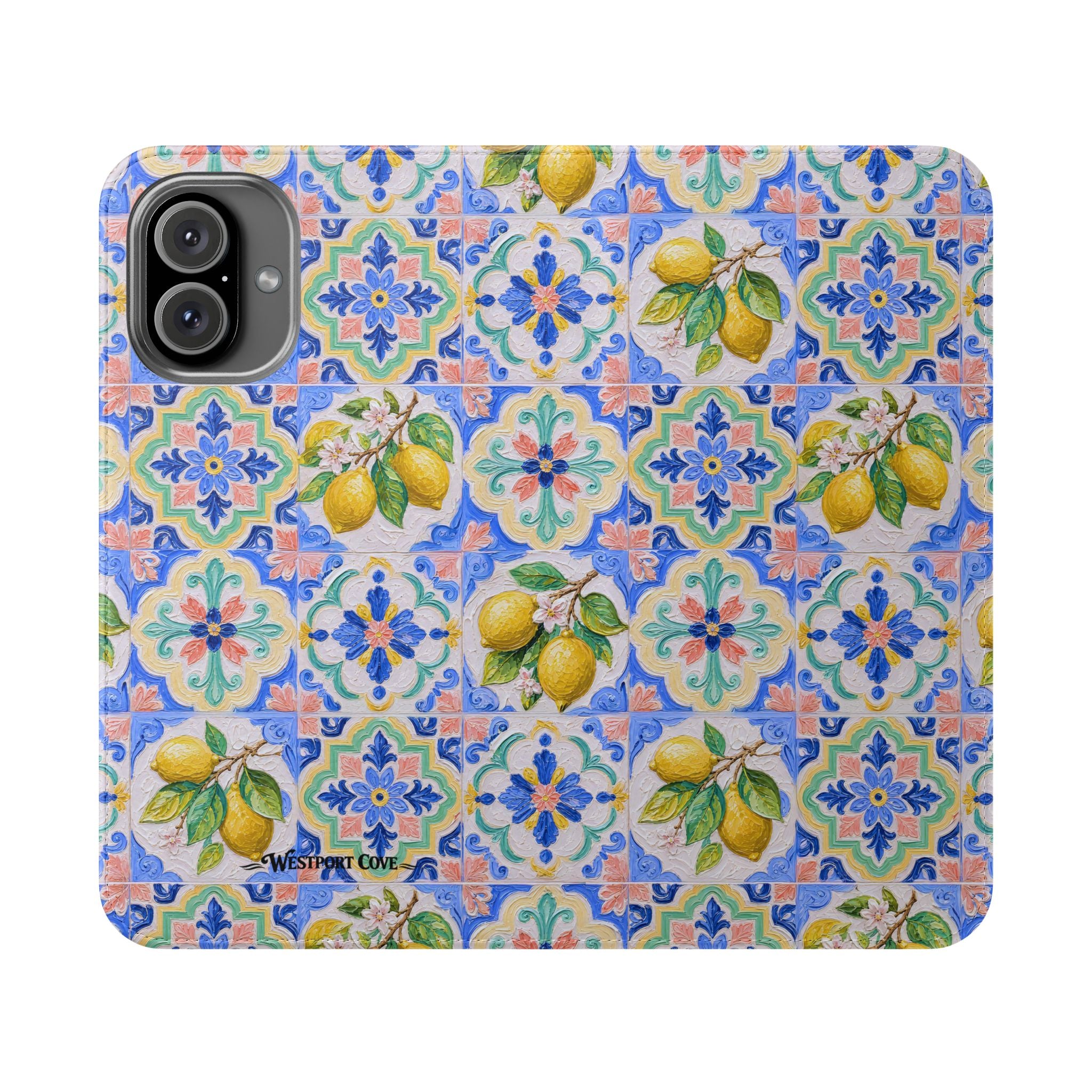Santorini Lemon - Flip Case