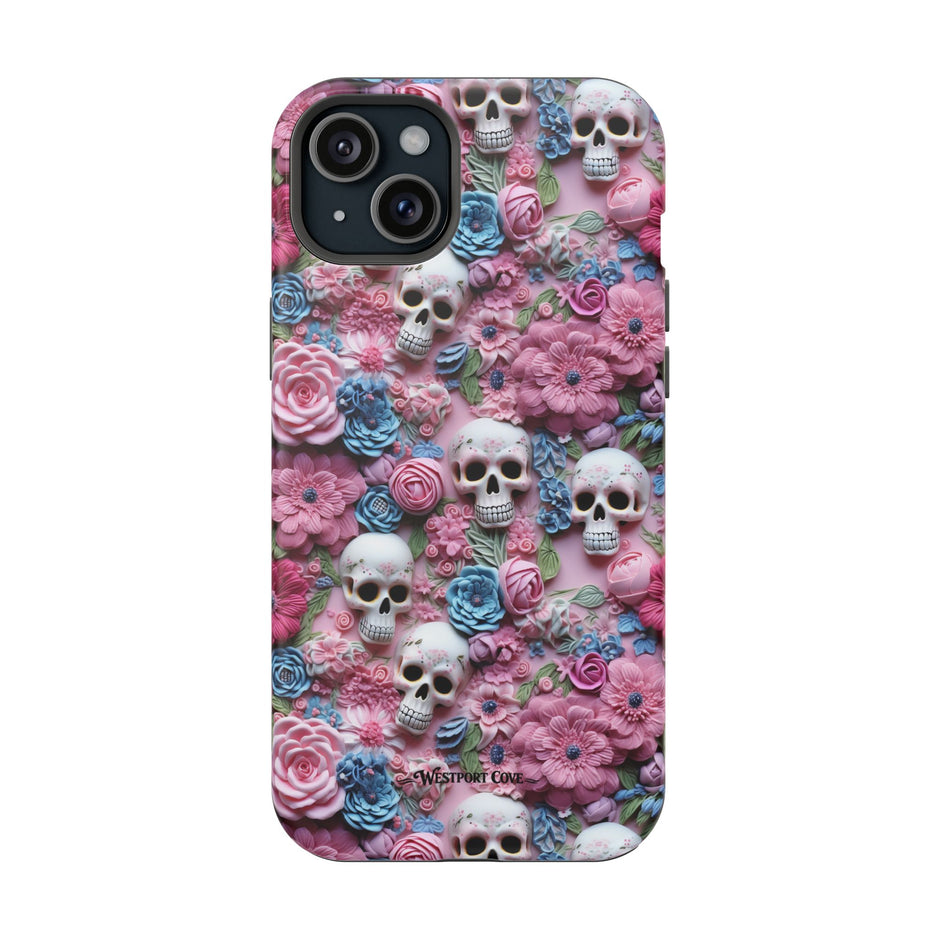 Floral Skull - Extreme MagSafe Phone Case