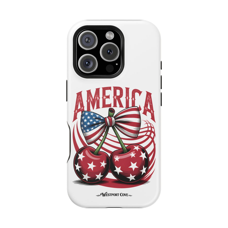 Patriotic Cherry - Extreme MagSafe Phone Case
