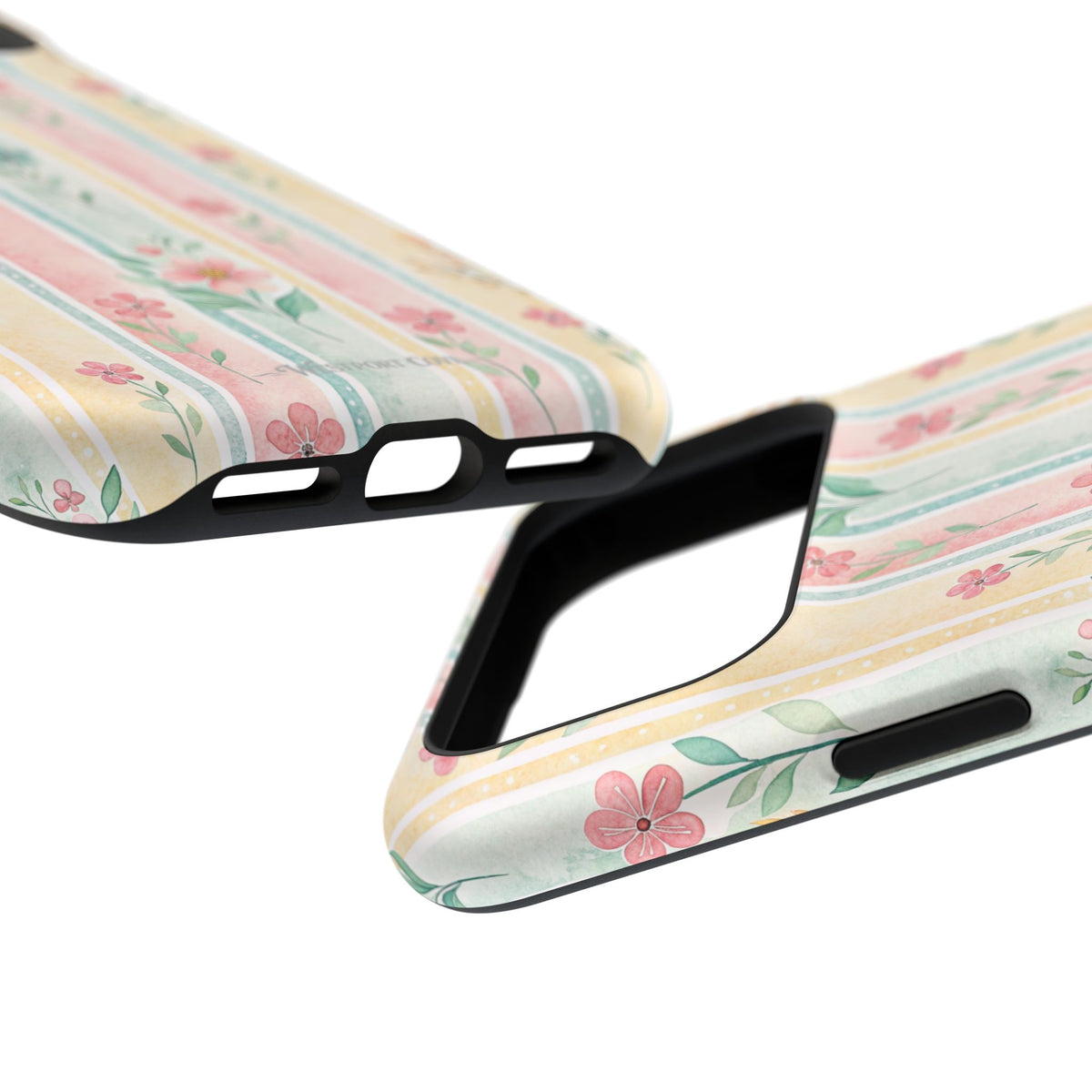 Floral Stripe - Extreme Phone Case