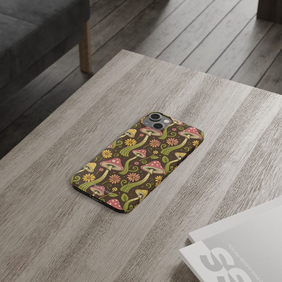 Magic Mushroom - Essential Phone Case – Retro Psychedelic Botanical Design