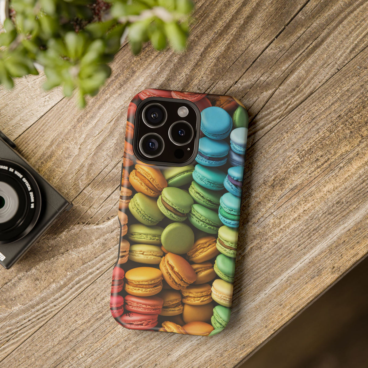 Rainbow Macarons  - Extreme Impact MagSafe Phone Case