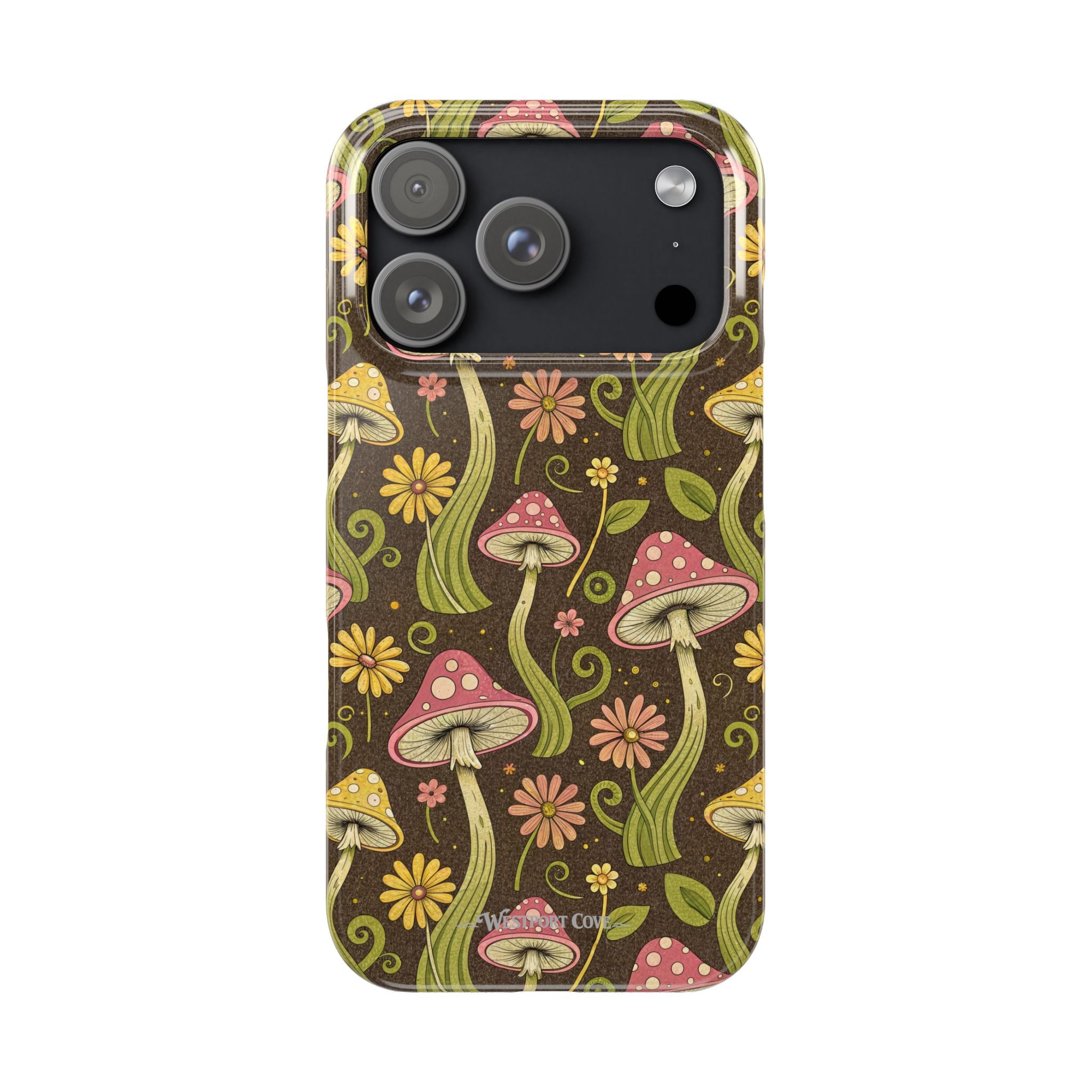 Magic Mushroom - Essential Phone Case – Retro Psychedelic Botanical Design