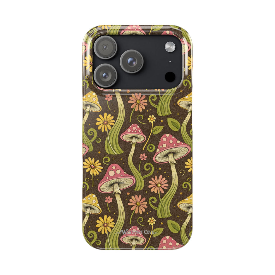 Magic Mushroom - Essential Phone Case – Retro Psychedelic Botanical Design