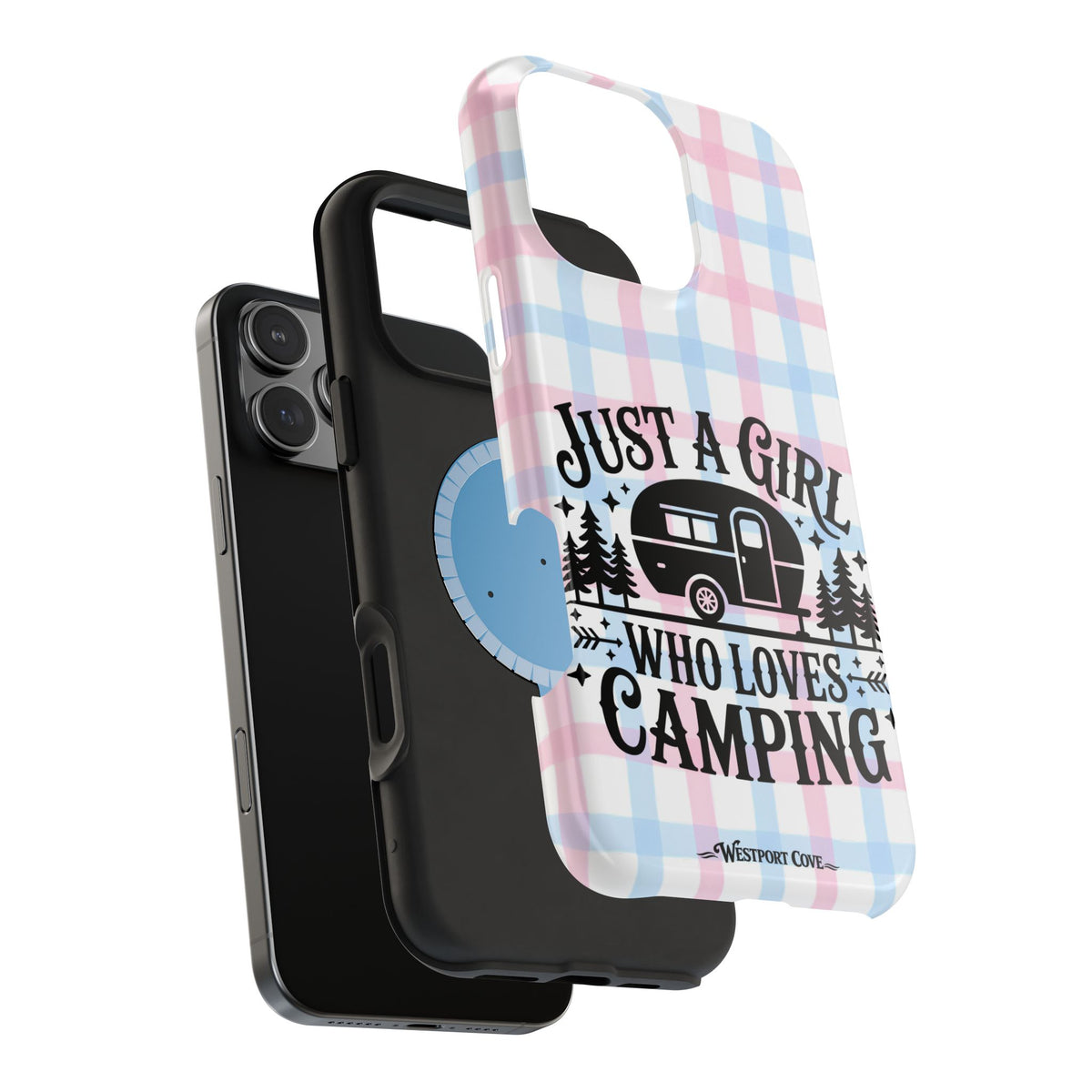 Just A Girl Who Loves Camping - Extreme Impact MagSafe Phone Case
