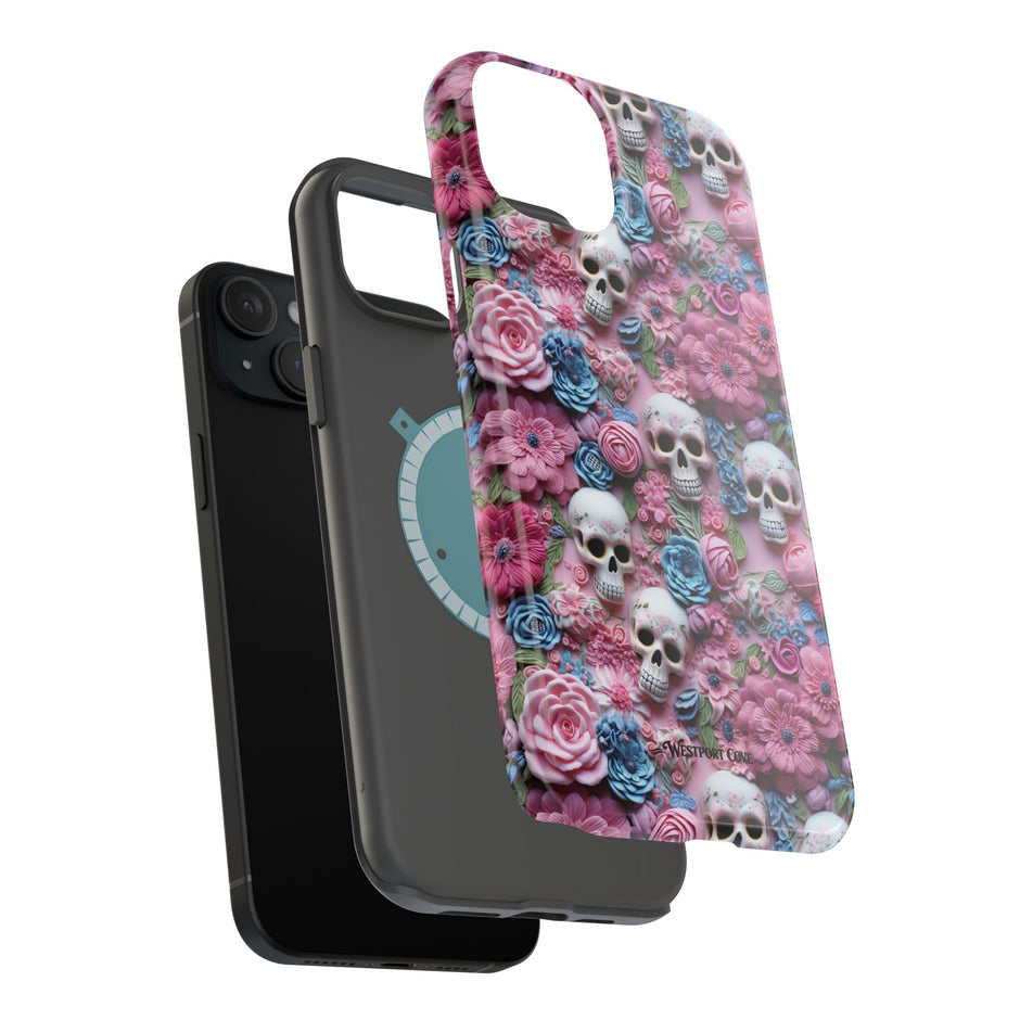 Floral Skull - Extreme MagSafe Phone Case