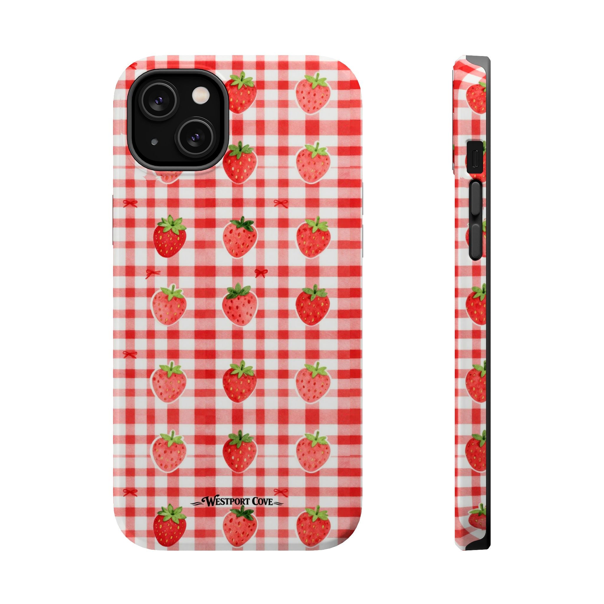 Strawberry Gingham - Extreme MagSafe Phone Case