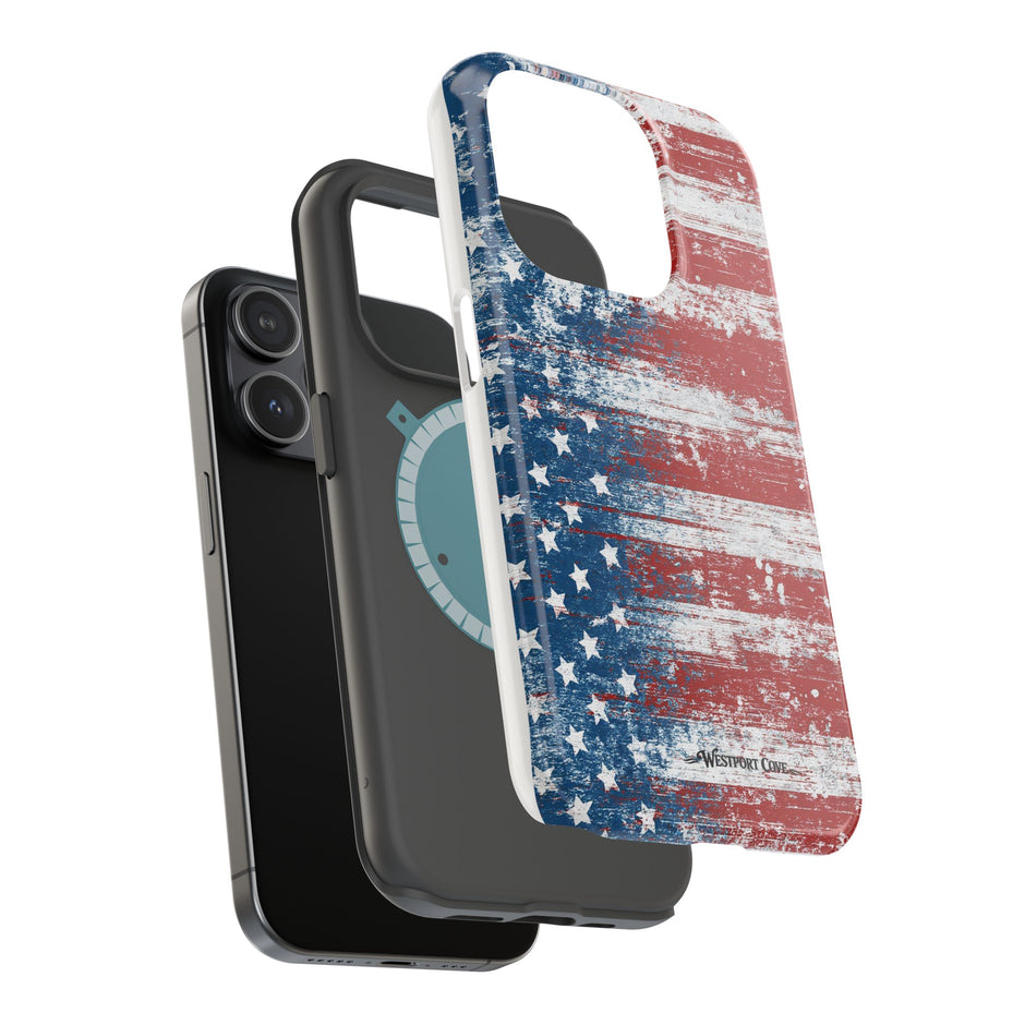 American Flag Distressed - Extreme MagSafe Phone Case