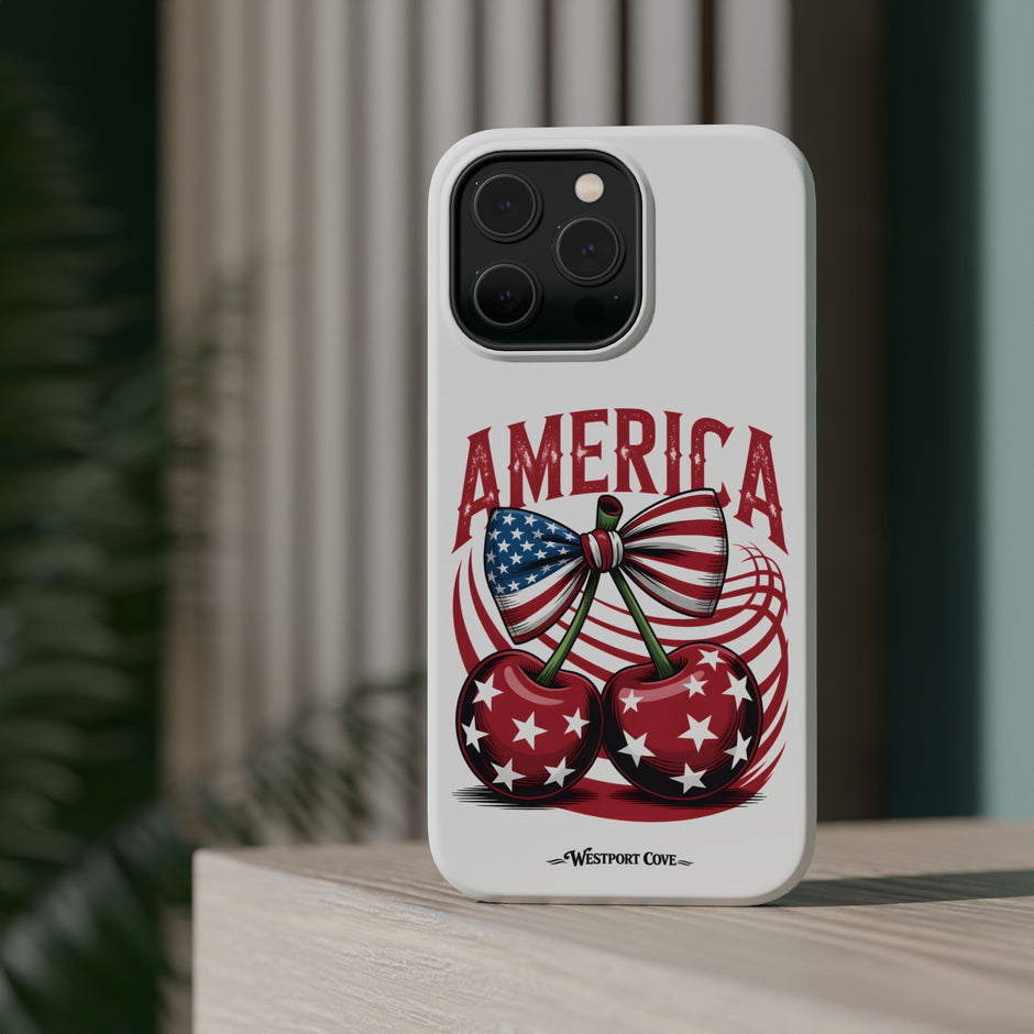 Patriotic Cherry - Extreme MagSafe Phone Case