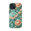 Teal Peony - Extreme MagSafe Phone Case