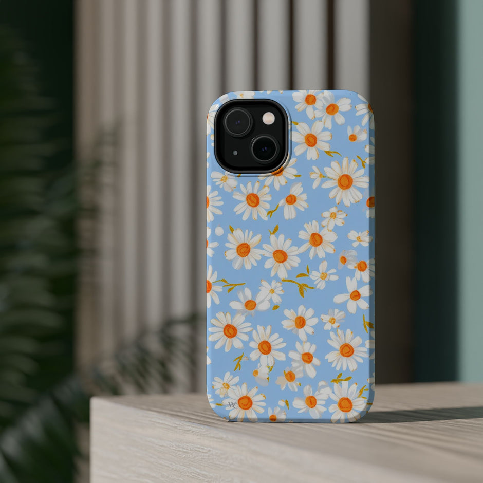 Blue Daisy - Extreme Impact MagSafe Phone Case