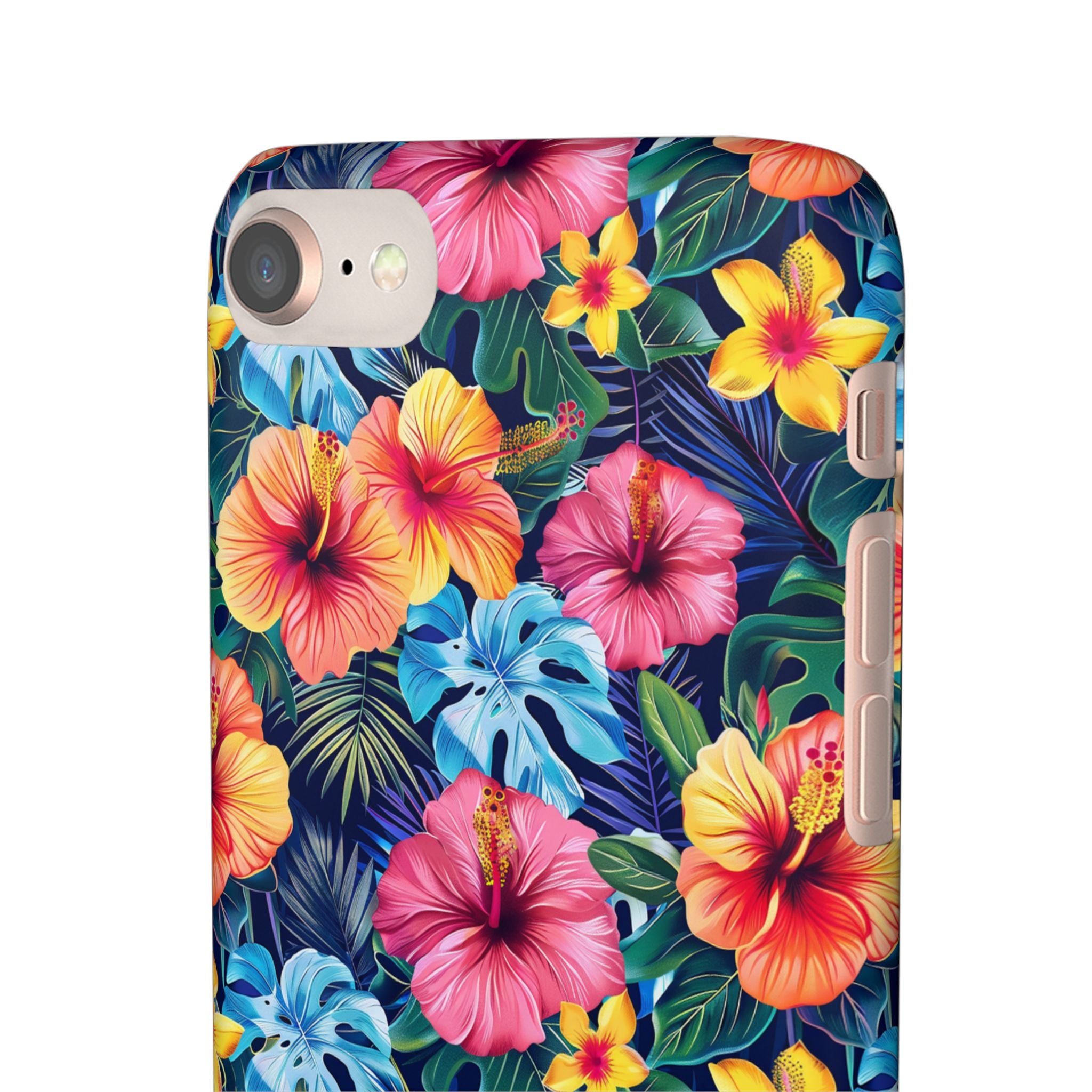 Tropical Hibiscus - Elite Phone Case — Floral Hawaiian Pattern Phone Cover