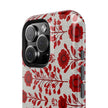 Red Scandi Floral - Extreme Impact MagSafe Phone Case