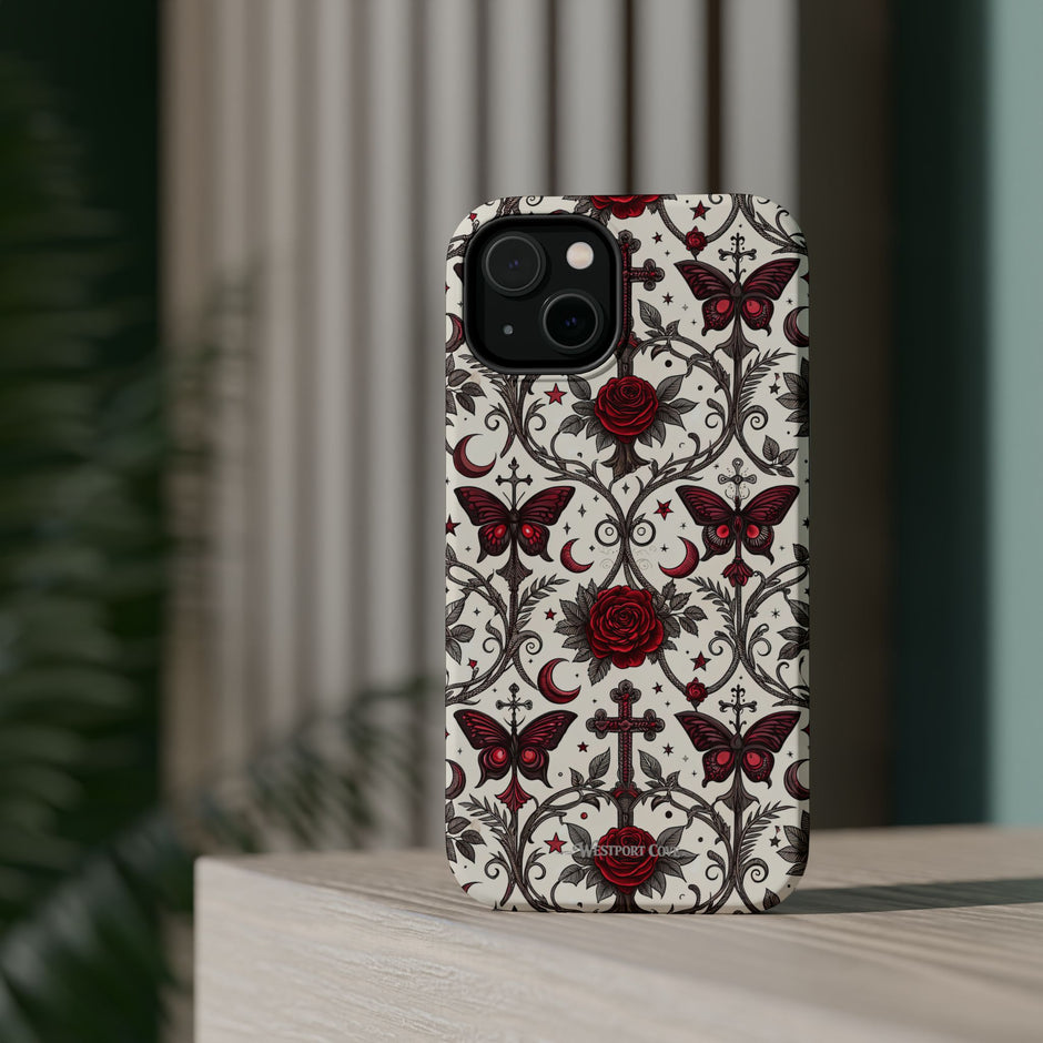 Rose & Butterfly - Extreme MagSafe Phone Case